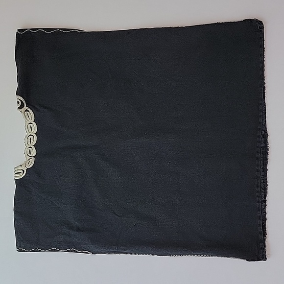 Blouse Top Shirt Boxy Embroidered Mexican Floral Short Sleeve Festive Colorful S - Picture 10 of 14